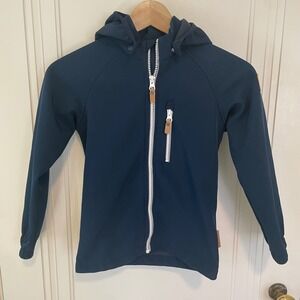 Reima Vantti Navy Blue Softshell Hooded Jacket Lined 7Y 122